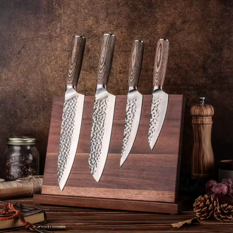 Primont Cuisine – Magnetischer Messerblock aus Akazienholz