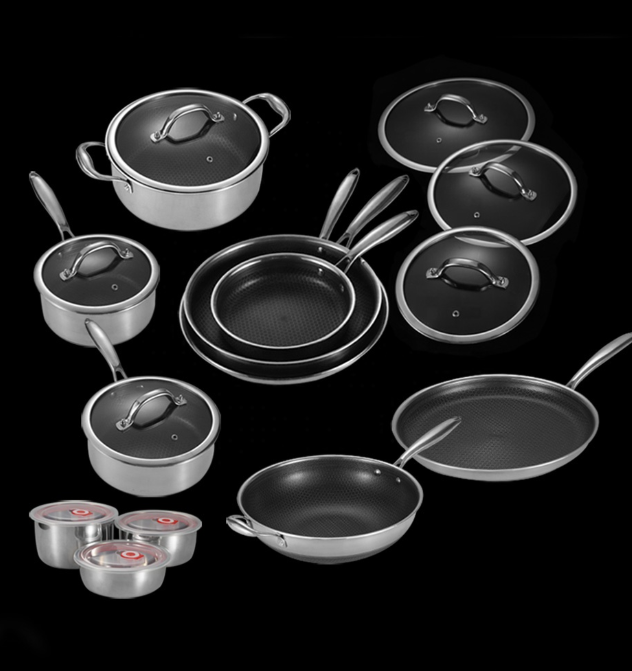 Pfannenset 20-Teilig, Primont Cuisine